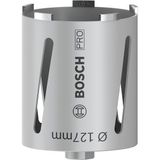 Bosch 1 x PRO Multi Malzeme Elmas Kuru Matkap Ucu G 1/2 inç ve Elmas Matkap için (Kireç ve Kum Taşları, Tuğla, Ø 127 mm, Profesyonel Aksesuar Elmas Matkap Ucu)