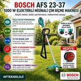 Bosch 1000 W Elektrikli Misinalı Çim Biçme Makine + 30 Metre Uzatma Kablosu 3x2.5 mm 4 Prizli Hediye - 30 MT.UZATMA KABLO HEDİYE