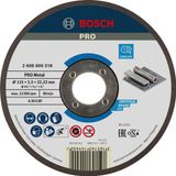 Bosch - 115 * 2, 5 mm Expert Serisi Düz Metal Kesme Diski (Taş) | Çelik için, Ø 115 mm, Profesyonel Aksesuar Küçük Açılı Taşlama Makinesi