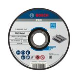 Bosch - 115*1, 6 mm Standard Seri Düz Metal Kesme Diski (Taş), Gri, 1 Adet | Çelik için, çap 115 mm, profesyonel aksesuar küçük açılı taşlama makinesi