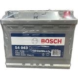 Bosch 12V 62AH Amper Standar Akü(60 Amper Boyutundadır)Üretim 2025
