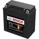 Bosch 12V 9 Ah Motosiklet Aküsü Agm 100 A (En) (135*75*139) (YB9L-A2) (YB9L-B) (12N9-3B) (FA128) -/+ - 0 - Siyah