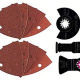 Bosch 13 parça Starlock evrensel set (ahşap, metal ve boya, testere, taşlama ve kazıma için, Starlock çok amaçlı aletler için aksesuar)