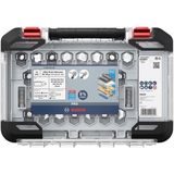 Bosch 14 x Pro Multi Material Power Change Plus Delik Testeresi Seti – Şeffaf Kılıf (Yumuşak Ahşap, - Renkli