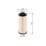 Bosch 1457070000 Citroen Fiat Lancia Peugeot Yakıt Filtresi