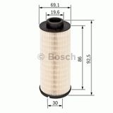 Bosch 1457431705 Citroen Mitsubishi Nissan Opel Renault Yakıt Filtresi