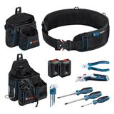 Bosch 1600A02H5C 6 Parça Profesyonel Çanta Kemer ve El Aleti Seti