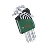Bosch 1600a02z9c 9 Parça Torx Alyan Anahtar Yeşil