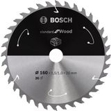 BOSCH 160x20x1,5 mm 36 Diş Ahşap Elmas Daire Testere Bıçağı