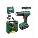 Bosch 18V-40 Akülü Vidalama Seti, 2AH Batarya, 54 Parça Vidalama ve Tornavida - Seçenek 1