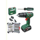 Bosch 18V-40 Akülü Vidalama Seti, 43 Parça Vidalama Ucu ve Tornavida ile - Seçenek 1