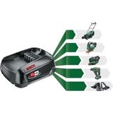 Bosch 18V 4AH Çoklu Şarj Bataryası, Süpürge ve Bahçe Aletleri Için