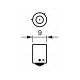 Bosch 1987302533 Gün Düz Far Ampulu Trucklight 24 V H21W 21 W BAY9S H21W BAY9S