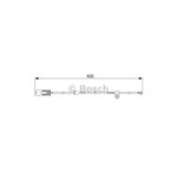 Bosch 1987474955 Arka Balata Fişi (İkaz Kablosu) Bmw E38 7 Serisi (94-01) (620Mm)Uyumlu
