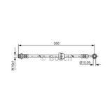 Bosch 1987481388 Fren Hortumu Ön 350mm 96534545