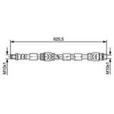 Bosch 1987481589 Ön Fren Hortumu Bmw X5 08-13 X6 07-14 34306778260