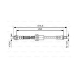 BOSCH 1987481721 Fren Hortumu