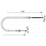 BOSCH 1987482410 EL FREN TELİ DUSTER 10-