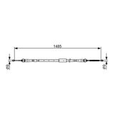 Bosch 1987482637 El Fren Telı Arka Sol Clıo Iv 0.9 Tce , 1.2 16v ,1.5dcı 12