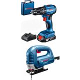 Bosch 2 Li Set Gsb 185 Li (Tek) Bataryalı Ve Gst 8000 E Dekupaj Testere