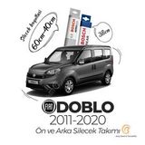 Bosch 2011-2021 Fiat Doblo Ön Arka Silecek Seti