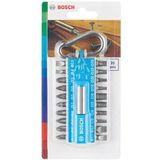 Bosch 21 Parça Yaylı Kancalı Mavi Vidalama Seti