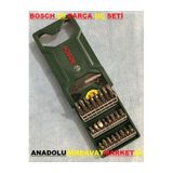Bosch 25 PARÇA TORK UÇ ALYAN UÇ YILDIZ BİTS UÇ DÜZ UÇ SETİ YILDIZ BİTS UÇ SETİ