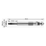 BOSCH 250202131 ISITMA KIZDIRMA BUJISI FIESTA IV FOCUS TOURNEO CO