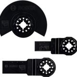 Bosch 2607017323 Dıy Starlock 3'lü Çok İşlevli Aletler İçin Ahşap Seti