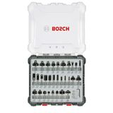Bosch 2607017474 30 Parça 6 mm Şaftlı Freze Ucu Seti