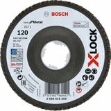 Bosch 2608619200 X-Lock 115 mm 120 Kum Best Serisi Metal Flap Disk