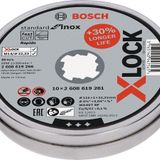 Bosch 2608619266 X-Lock 115x1 mm Inox 10'lu Paslanmaz Kesme Taşı