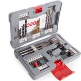Bosch 2608P00233 Premium X-Line 49 Parça Matkap ve Vidalama Seti Uzun Ömürlü Tasarım ve Metal Ahşap Beton Uyumlu