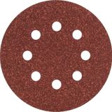 Bosch 2609256A23 Eksantirik 5'li 125 mm 60 Kum 8 Delik Zımpara Kağıdı