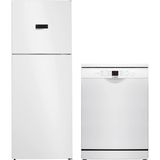 Bosch 2'li Beyaz Eşya Seti KDN55XWE0N-SMS26DW00T