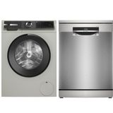 Bosch 2'li Beyaz Eşya Seti WGK252ZXTR-SMS6EKI63T /Çamaşır Makinesi-Bulaşık Makinesi