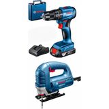 Bosch 2'li Set Gsb 185 Li (Tek) Bataryalı ve Gst 8000 E Dekupaj Testere