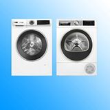 Bosch 2'li Set Wgk252z0tr 10 Kg Çamaşir Makinesi-wqg25201tr 10 Kg Kurutma Makinesi Beyaz