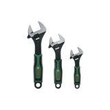 Bosch 3 Parça Ingiliz Anahtarı Seti 6" - 8" - 10" - Gri - Siyah