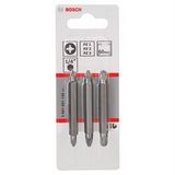 Bosch - 3 Parçalı Çift Taraflı Vidalama Ucu Seti - Pz1, Pz2, Pz3; Pz1, Pz2, Pz3; 60 Mm