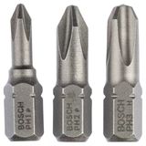 Bosch - 3 Parçalı Extra Hard Serisi Vidalama Ucu Seti Ph1/2/3*25 Mm 2607001752