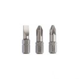Bosch - 3 Parçalı Vidalama Ucu Seti Ekstra Sert Serisi (Karışık) - S 1,0X5,5; Ph2; Pz2; 25 Mm