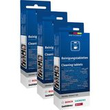 Bosch 3 x 10 Orijinal Reinigungstabletten Siemens Neff Gaggenau - 00-Siyah - Beyaz