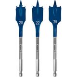 Bosch 3 x Expert Self Cut Speed Yassı Freze Matkap Seti (Yumuşak Ahşap, Sunta, Çap 20 – 25 Mm, Profe - Renkli