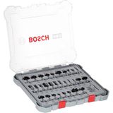 Bosch 30 parçalı freze seti karışık (ahşap için, 8 mm şaftlı üst freze aksesuarı)