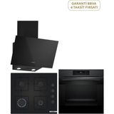 Bosch 3'lü Ankastre Seti Hjg852yt0t Pop6c6p31o Dwk63pj60t - Siyah