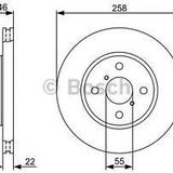 Bosch 435120D060 Yaris Ön Fren Aynası