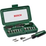 Bosch 46 Parça Lokma Tornavida ve Vidalama Seti Dayanıklı Yapı ile Amatör Kullanım İçin Uygun
