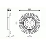 Bosch 5Q0615301A Ön Fren Aynası