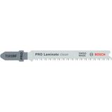 Bosch 5x Dekupaj Bıçağı T101 BIF Laminata Özel (Laminat, Kontrplak Panel, Düz Kesim)